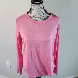 Pink Long Sleeve Women's Top